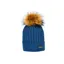 Coldstream Lamberton Bobble Hat - Cool Slate Blue